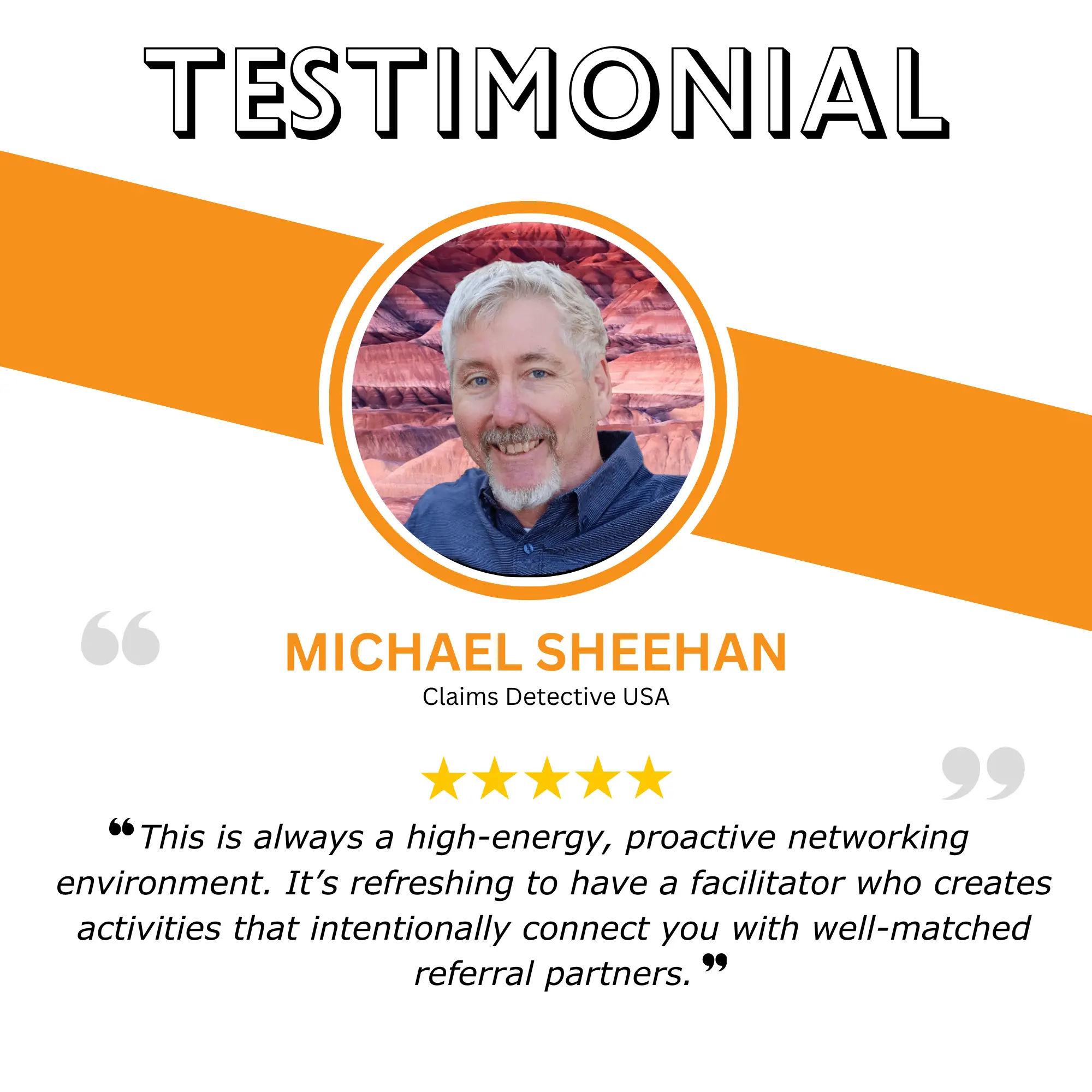 Michael Sheehan Testimonial
