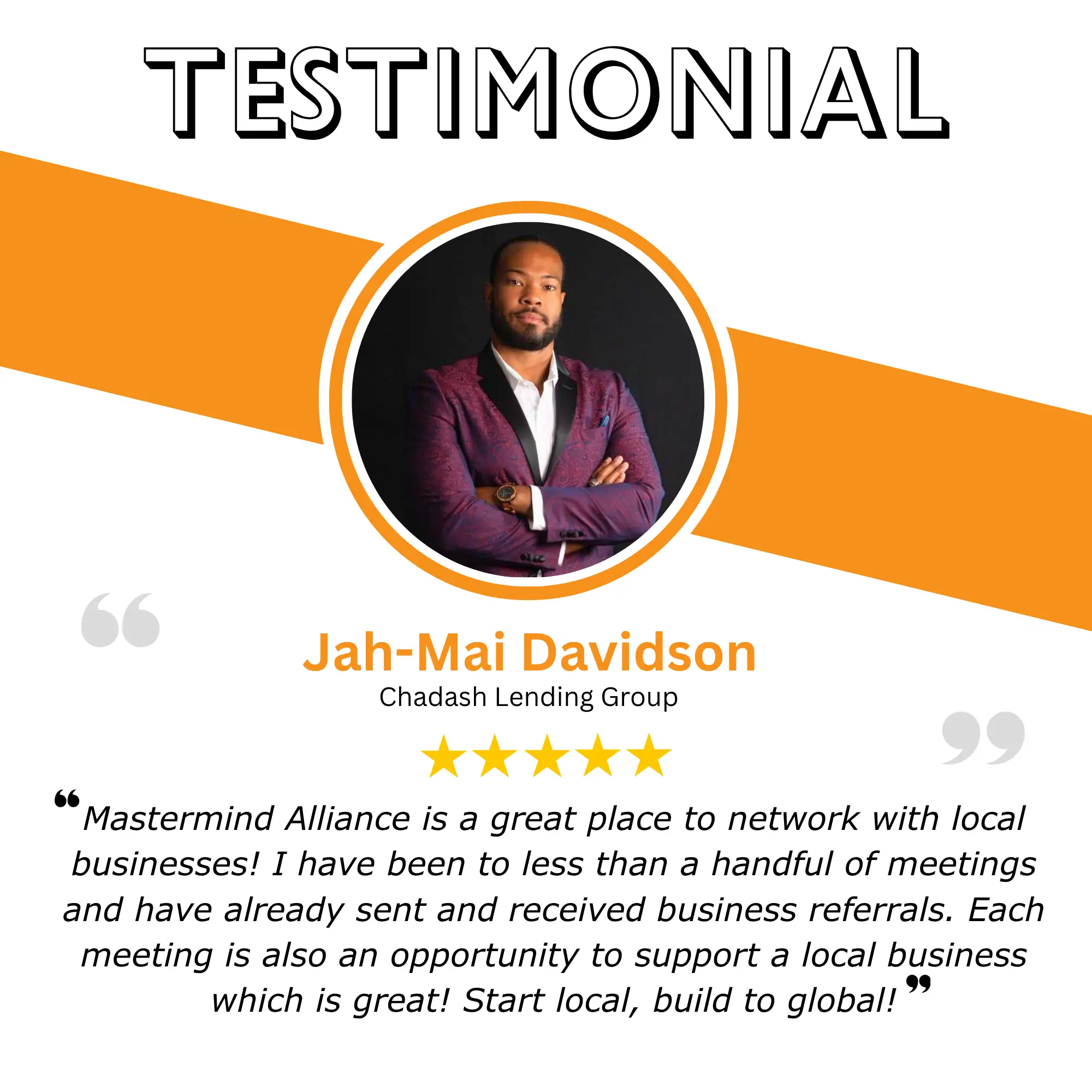Jah-Mai- Testimonial